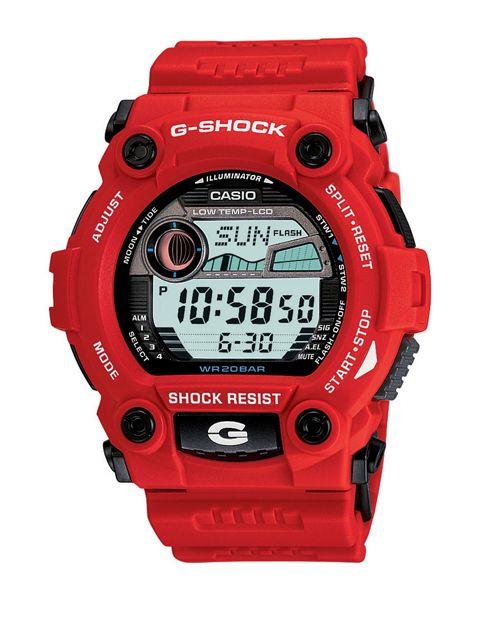g shock red white