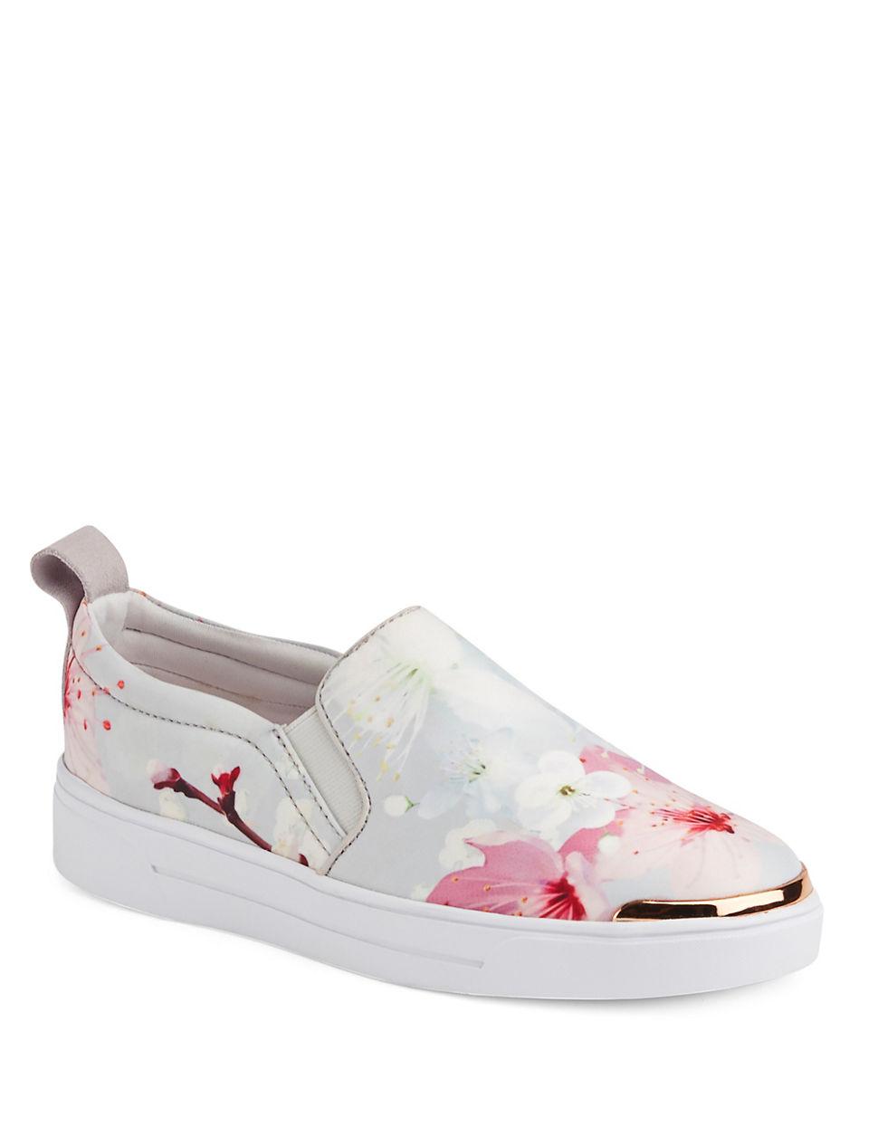 flower slip on sneakers