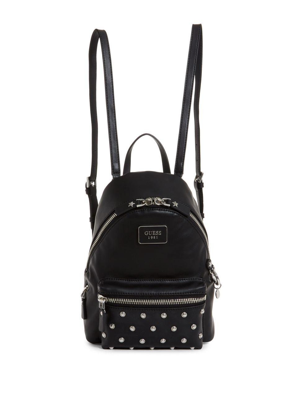 Lyst - Guess Cool School Small Leeza Backpack in Black