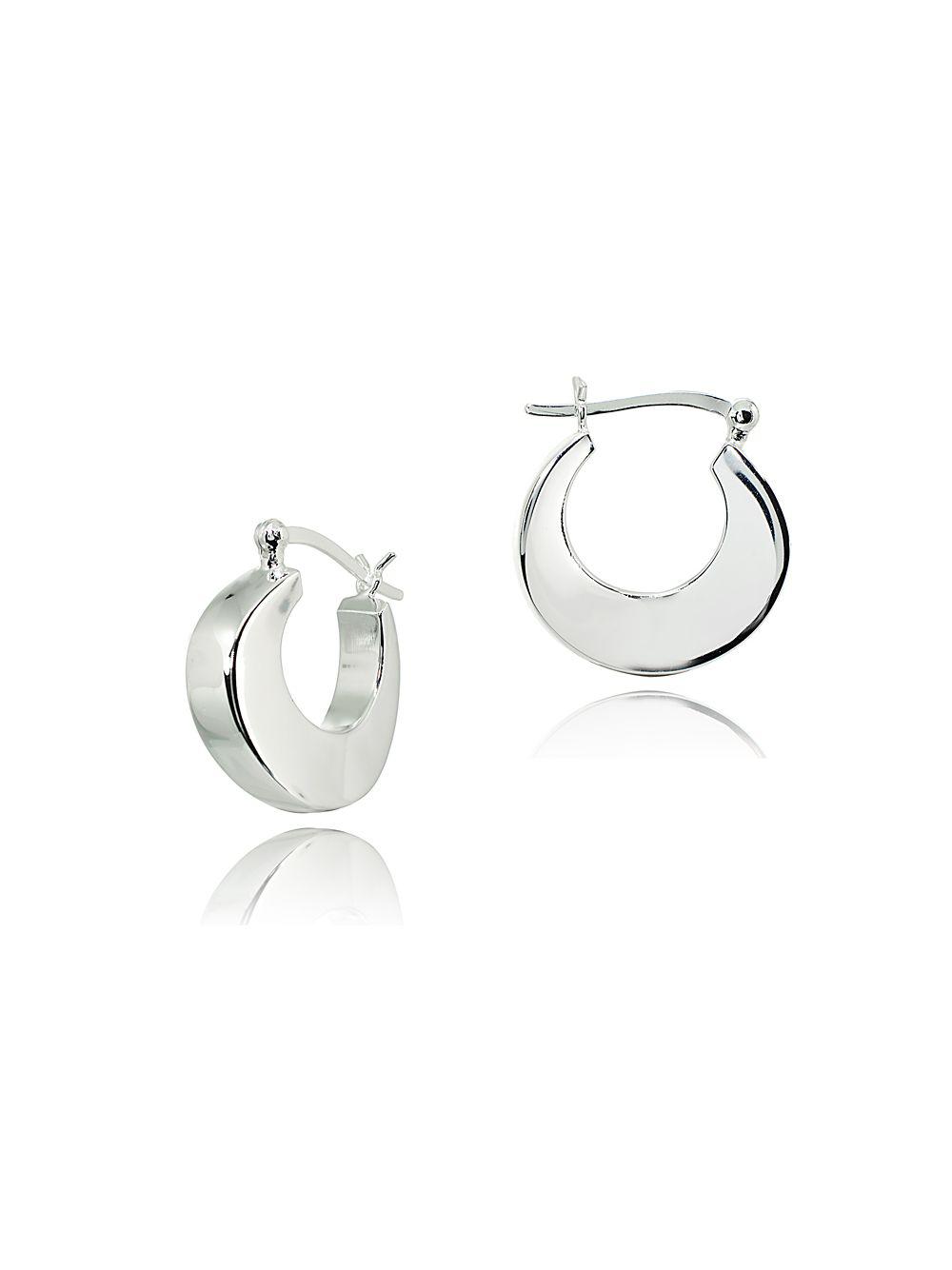 Lyst Lord Taylor Sterling Silver Horseshoe Earrings In Metallic Lord Taylor Women S Metallic Sterling Silver Horseshoe Earrings