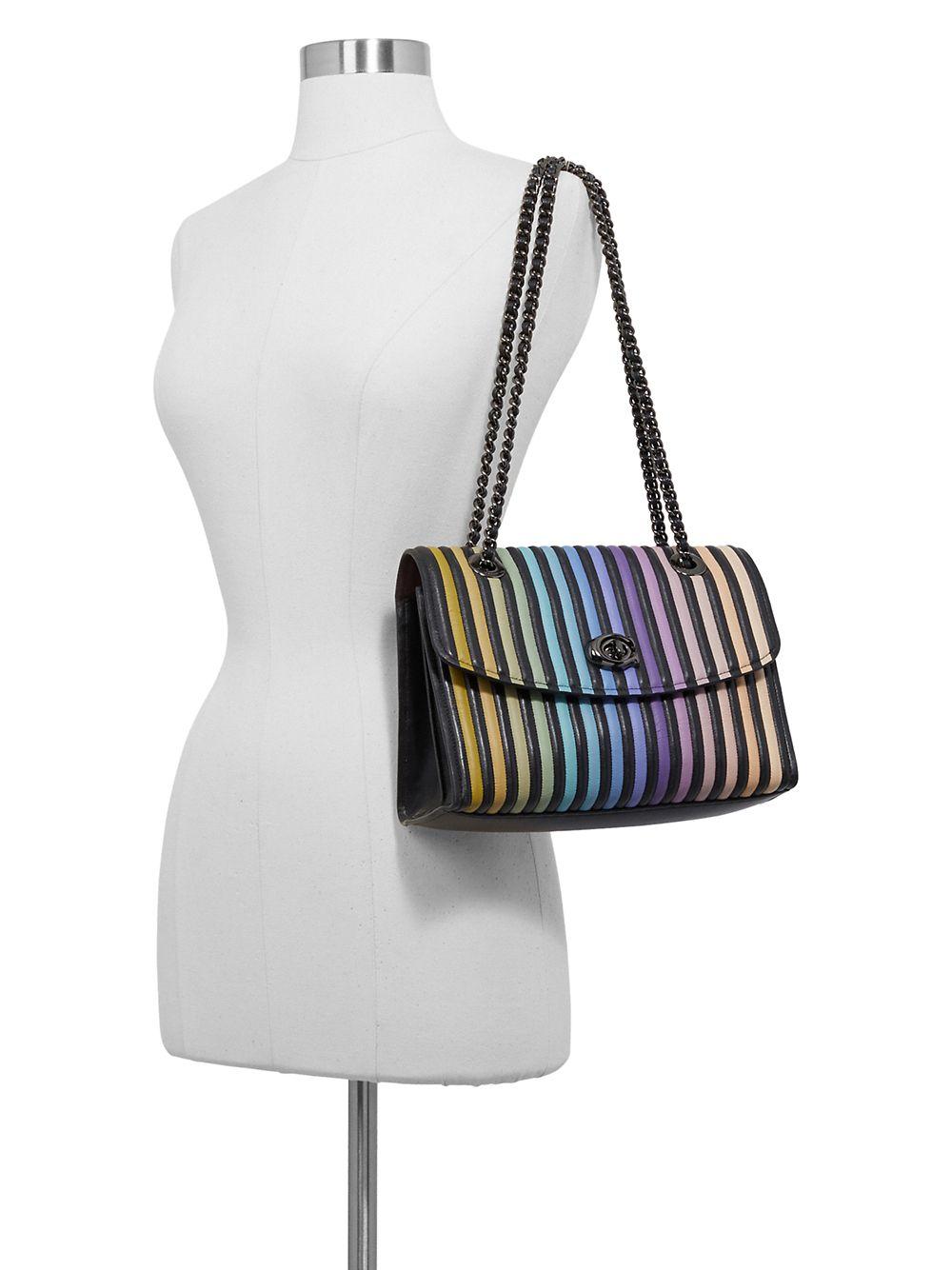 Parker Quilted Leather Shoulder Bag Literacy Basics