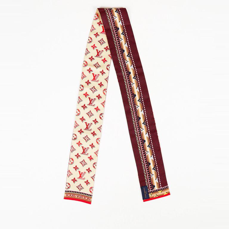Louis Vuitton 2018 Monodots Bandeau Scarf in Red - Lyst