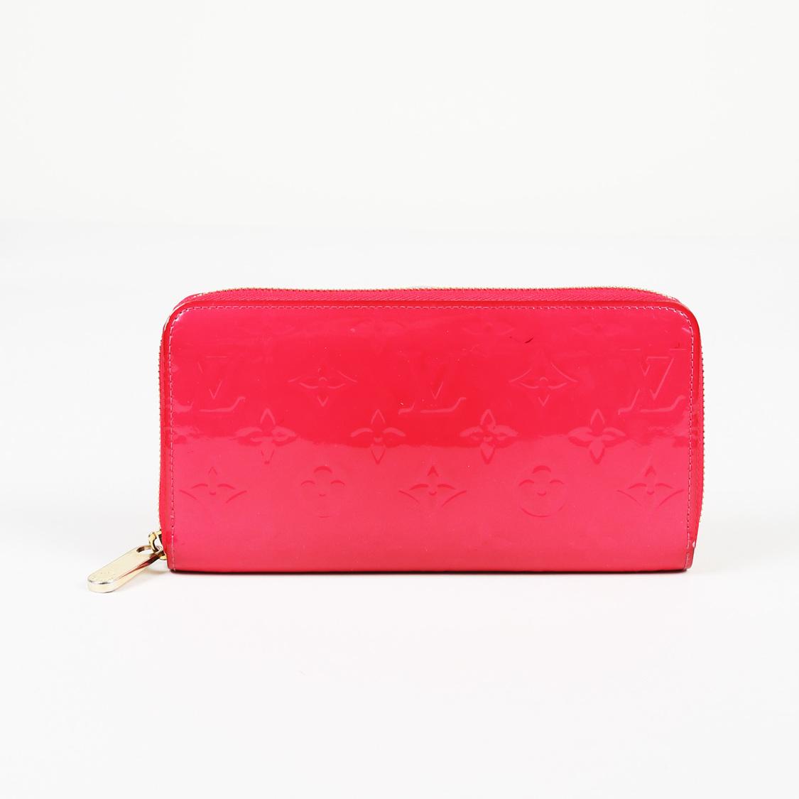Louis Vuitton Pink Monogram Vernis Leather Zippy Wallet in Pink - Save 5% - Lyst