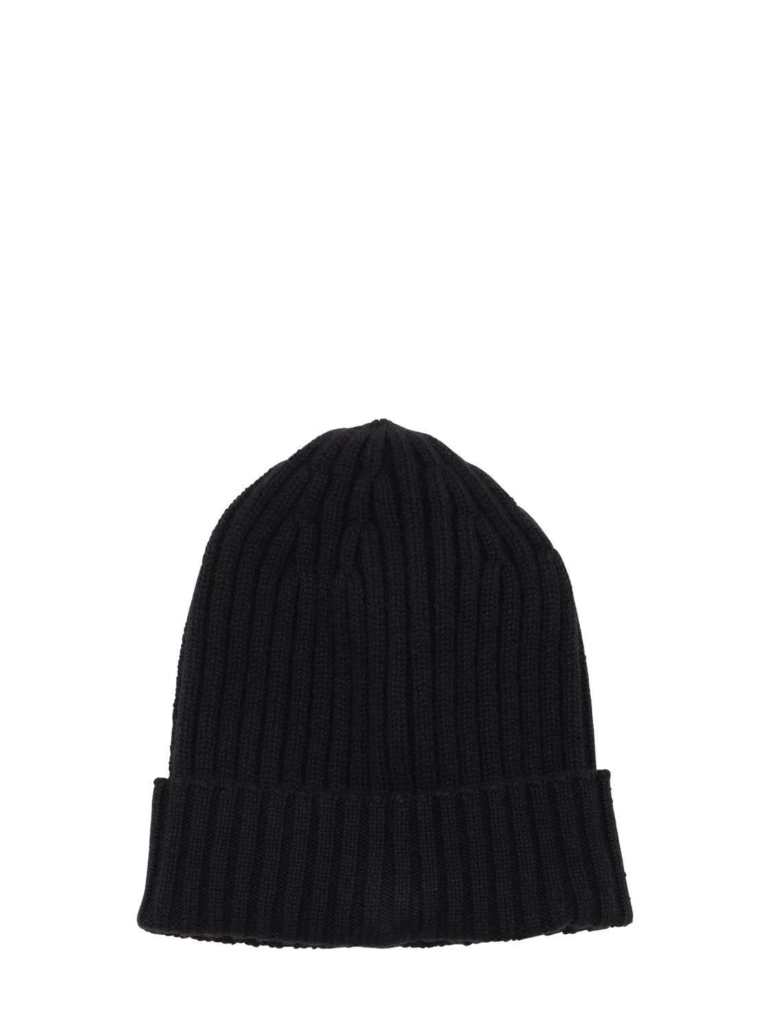 Piacenza Cashmere Cashmere Knit Fisherman Beanie in Black for Men - Lyst