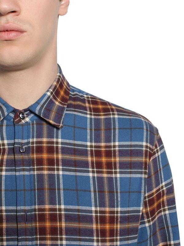dsquared flannel shirt