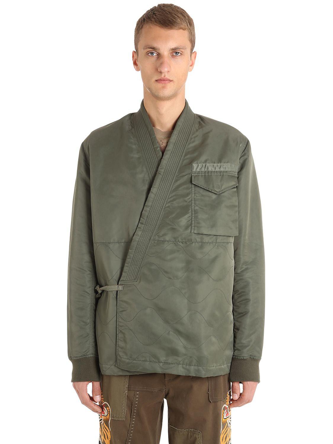 Lyst - Maharishi Ma65 Nylon Kimono Jacket in Green for Men