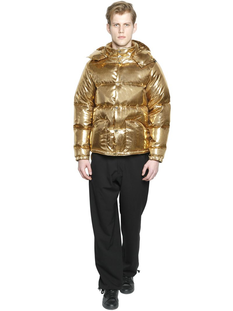 Download Lyst - Ports 1961 Metallic Quilted Down Jacket in Metallic