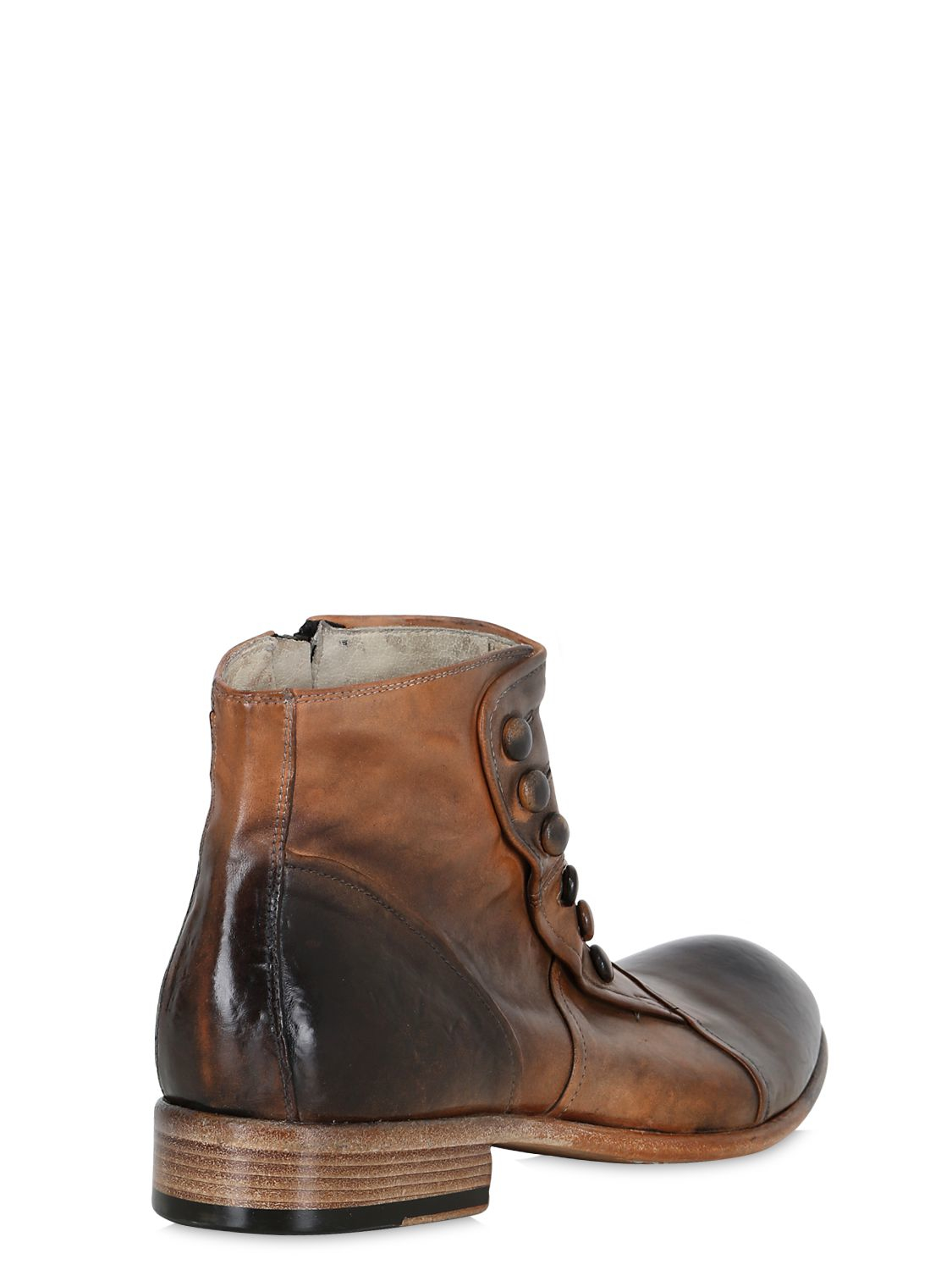 Lyst Jo Ghost Handcrafted Washed Leather Boots in Brown for Men