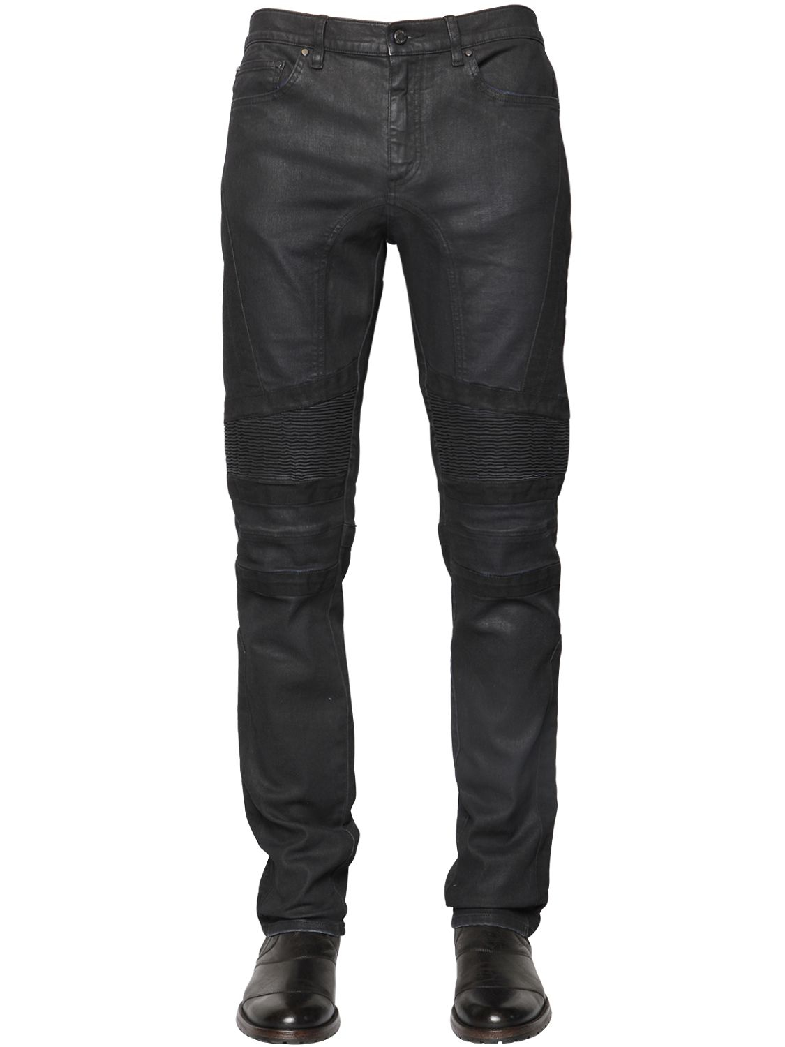 Belstaff 17.5cm Egan Slim Fit Stretch Denim Jeans in Black for Men | Lyst