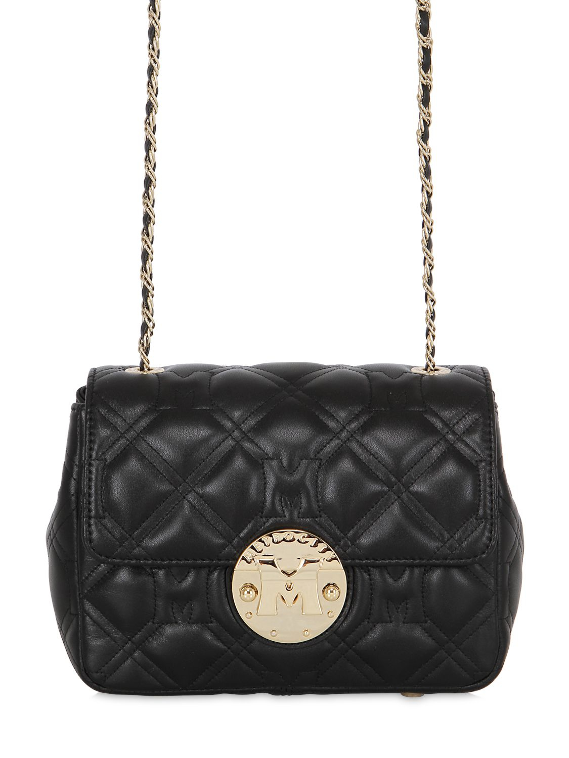 Lyst Metrocity Quilted Leather Shoulder Bag In Black Gallery