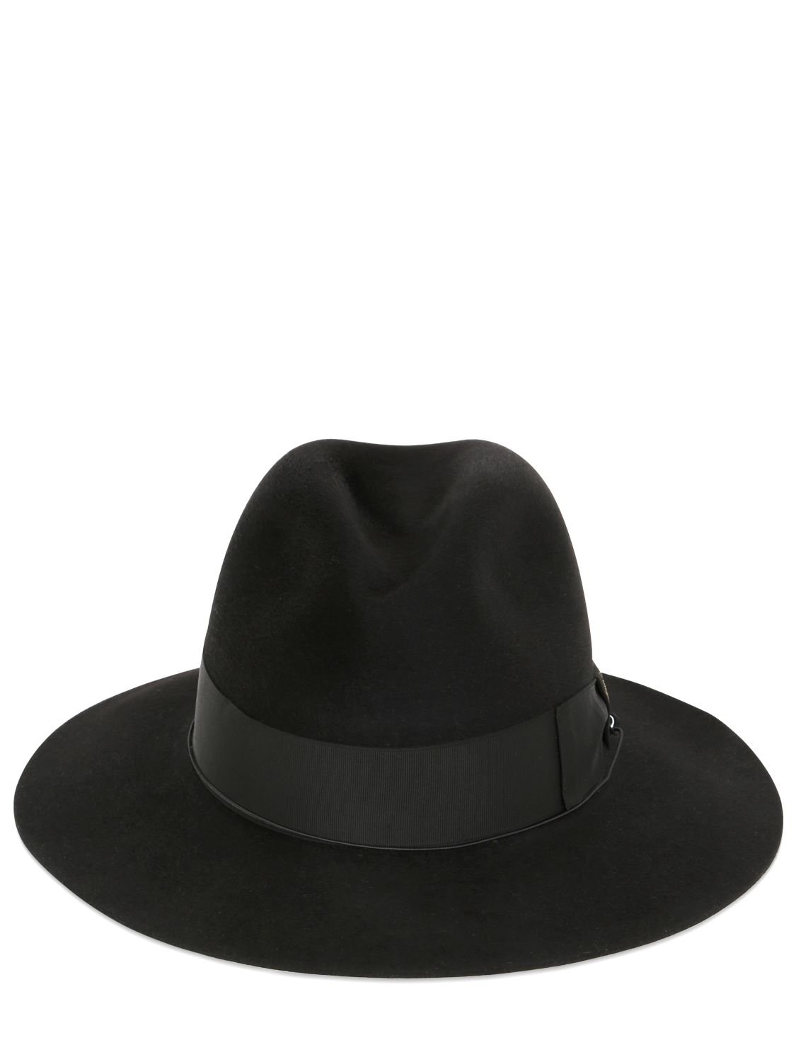 Borsalino Anello Gazzella Felt Hat In Black For Men - Lyst