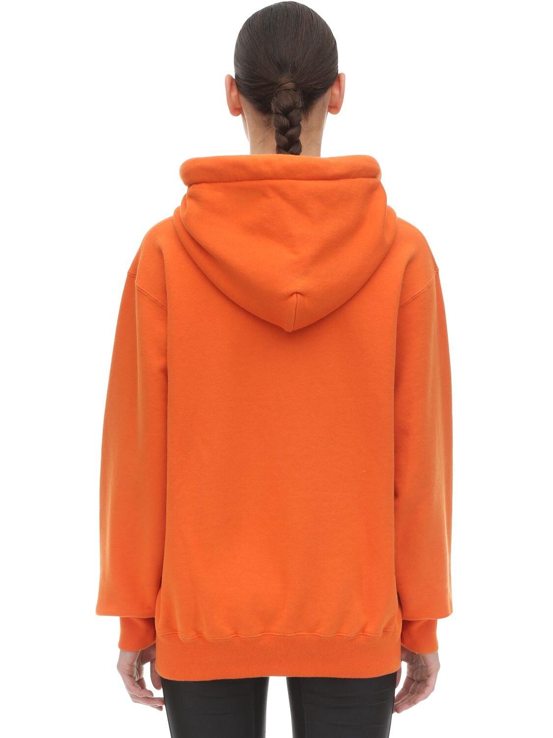 Ambush Oversize Cotton Sweatshirt Hoodie in Orange - Lyst