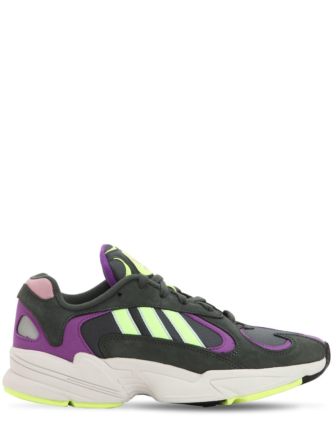 Lyst - adidas Originals Yung-1 Leather & Mesh Sneakers for Men