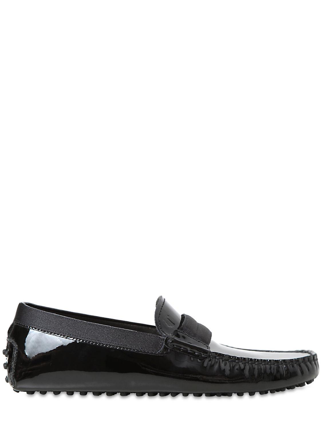 tods gommino black suede