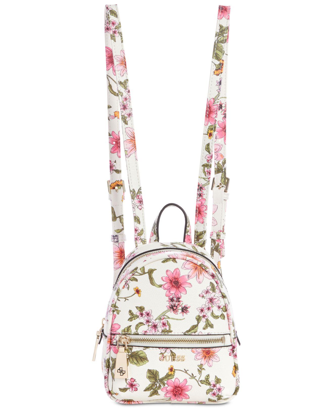 black guess mini backpack