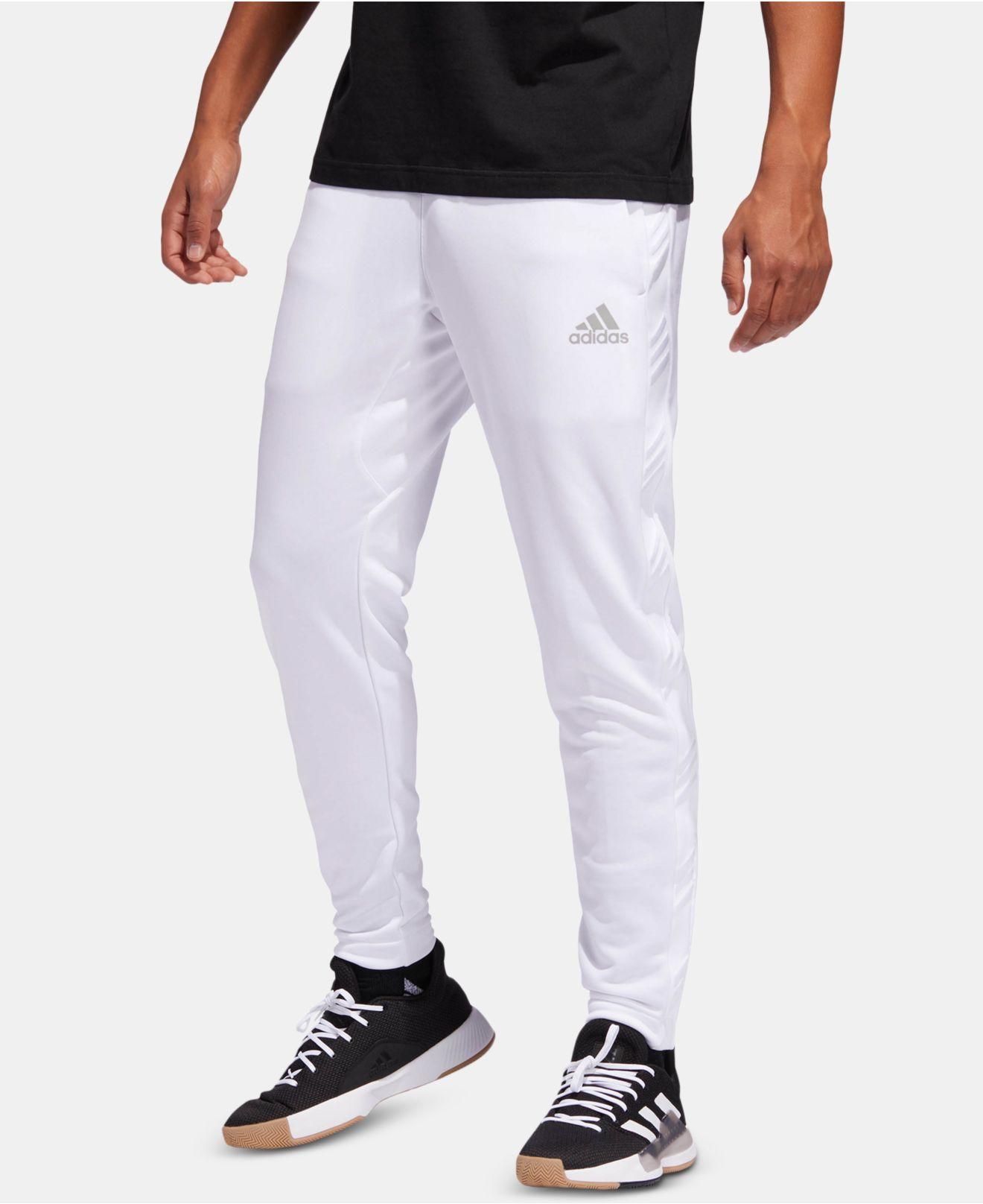 adidas Climalite® Logo Pants in White for Men - Lyst