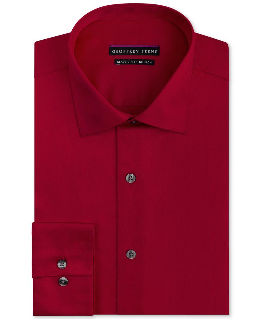 formal shirts for men red