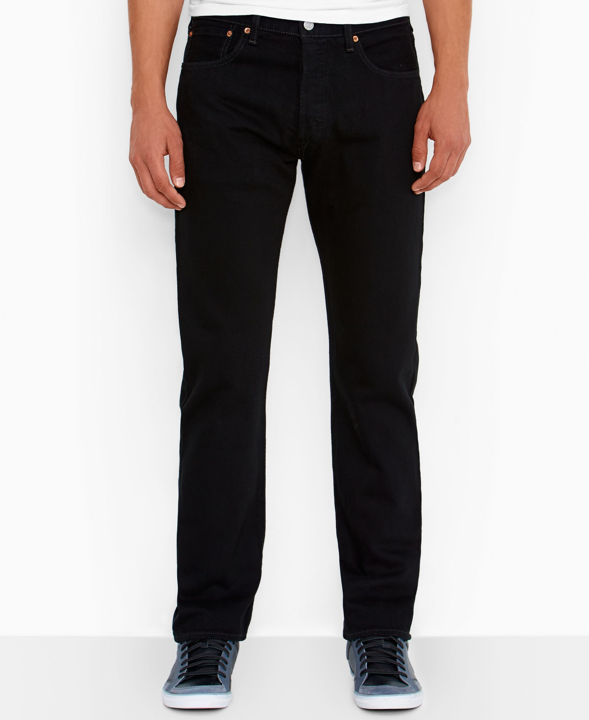 Levi's Men's Big And Tall 501 Original Fit Jeans in Black for Men | Lyst