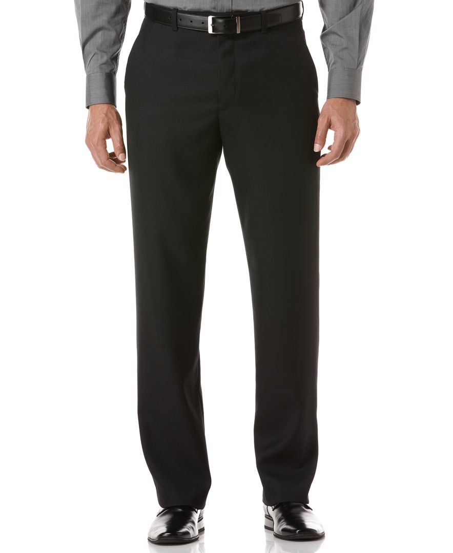 Perry ellis Portfolio Big And Tall Classicfit Sharkskin Dress Pants in