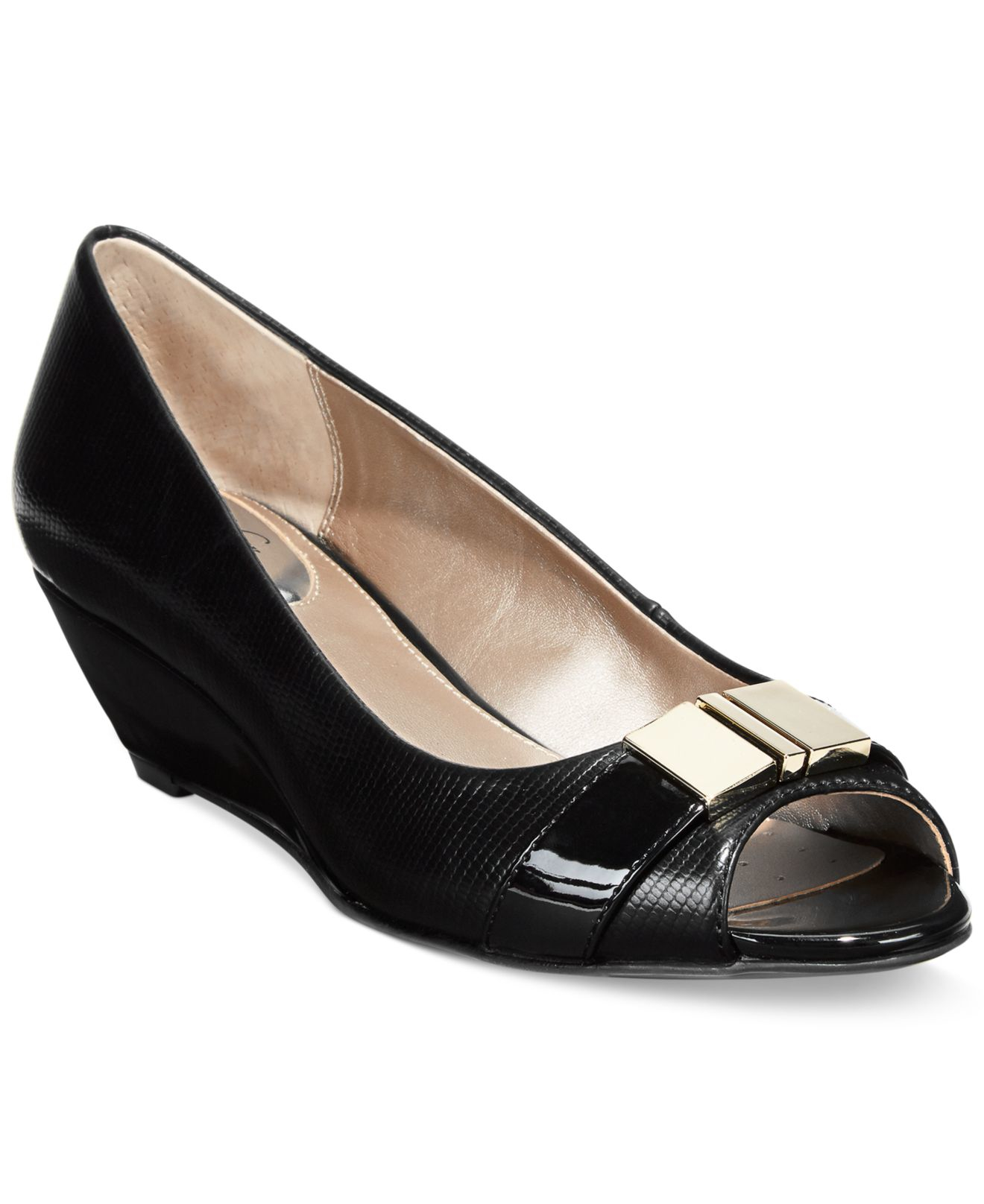 Lyst - Alfani Women's Step 'n Flex Chorde Wedge Pumps in Black