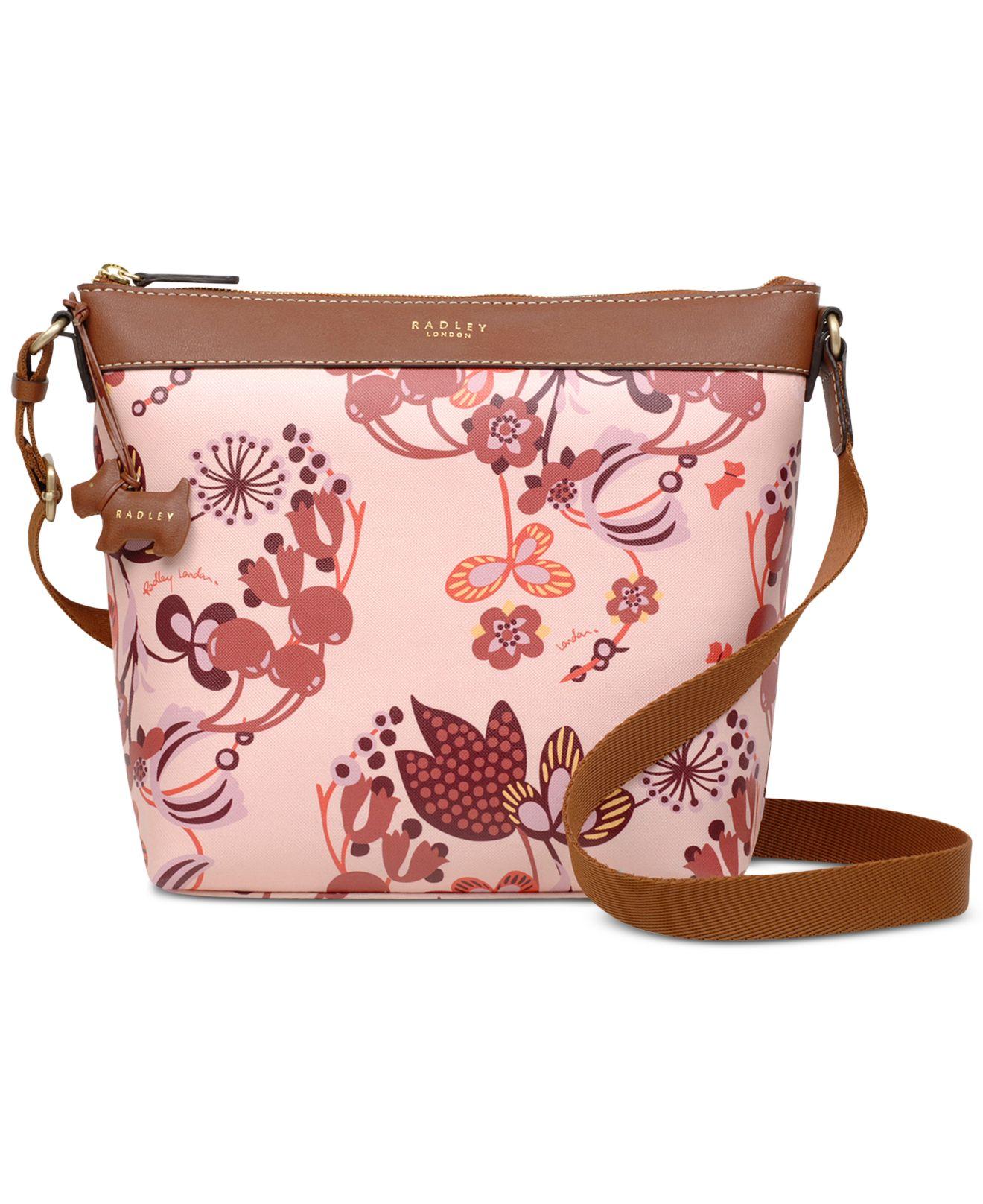 Radley Heritage Flower Medium Crossbody Bag in Pink Lyst