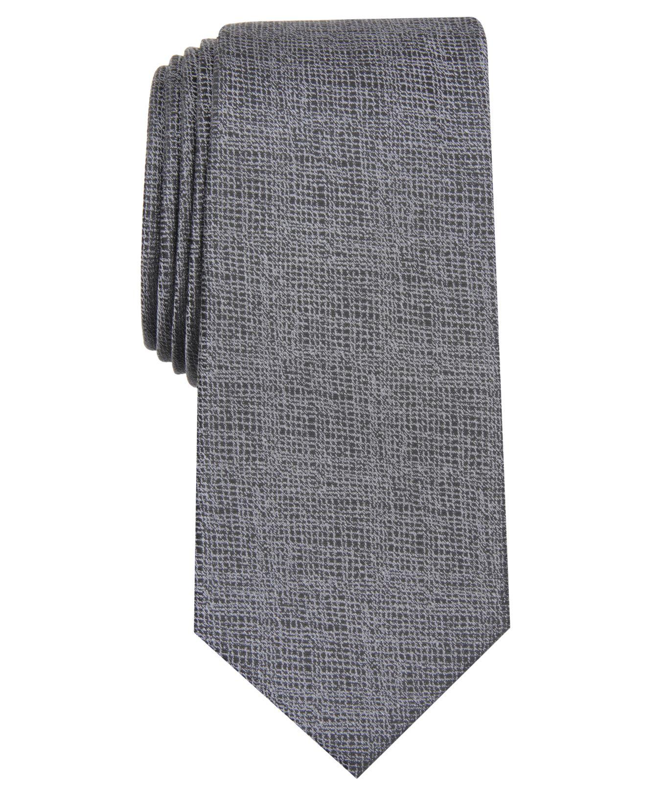 Alfani Solid Slim Tie, Created For Macy's in Black for Men - Lyst
