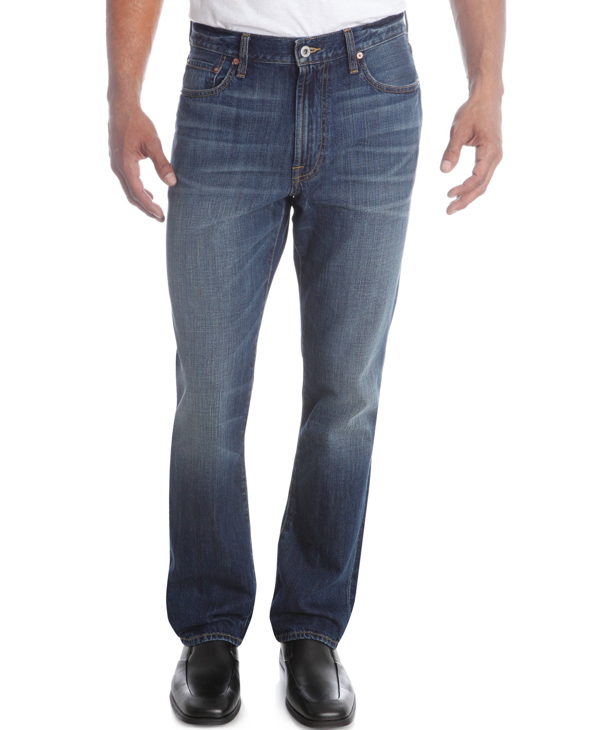 Lyst - Lucky brand 181 Relaxed-straight Jeans in Blue for Men