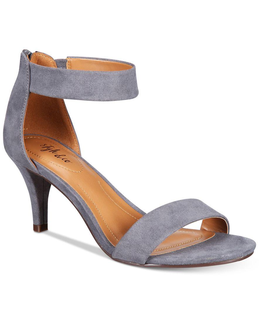 Style & co. Paycee Two-piece Dress Sandals, Only At Macy's in Blue | Lyst