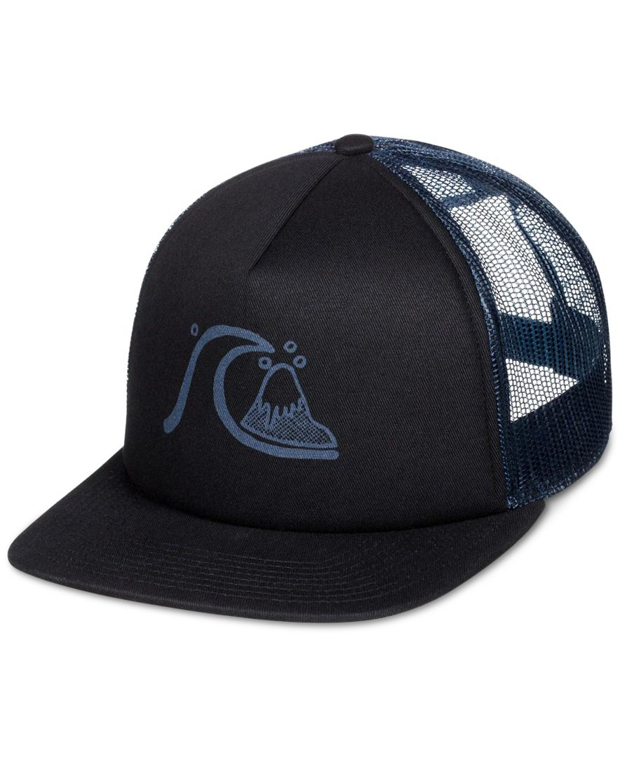 Lyst - Quiksilver Men's Trucker Hat in Black for Men