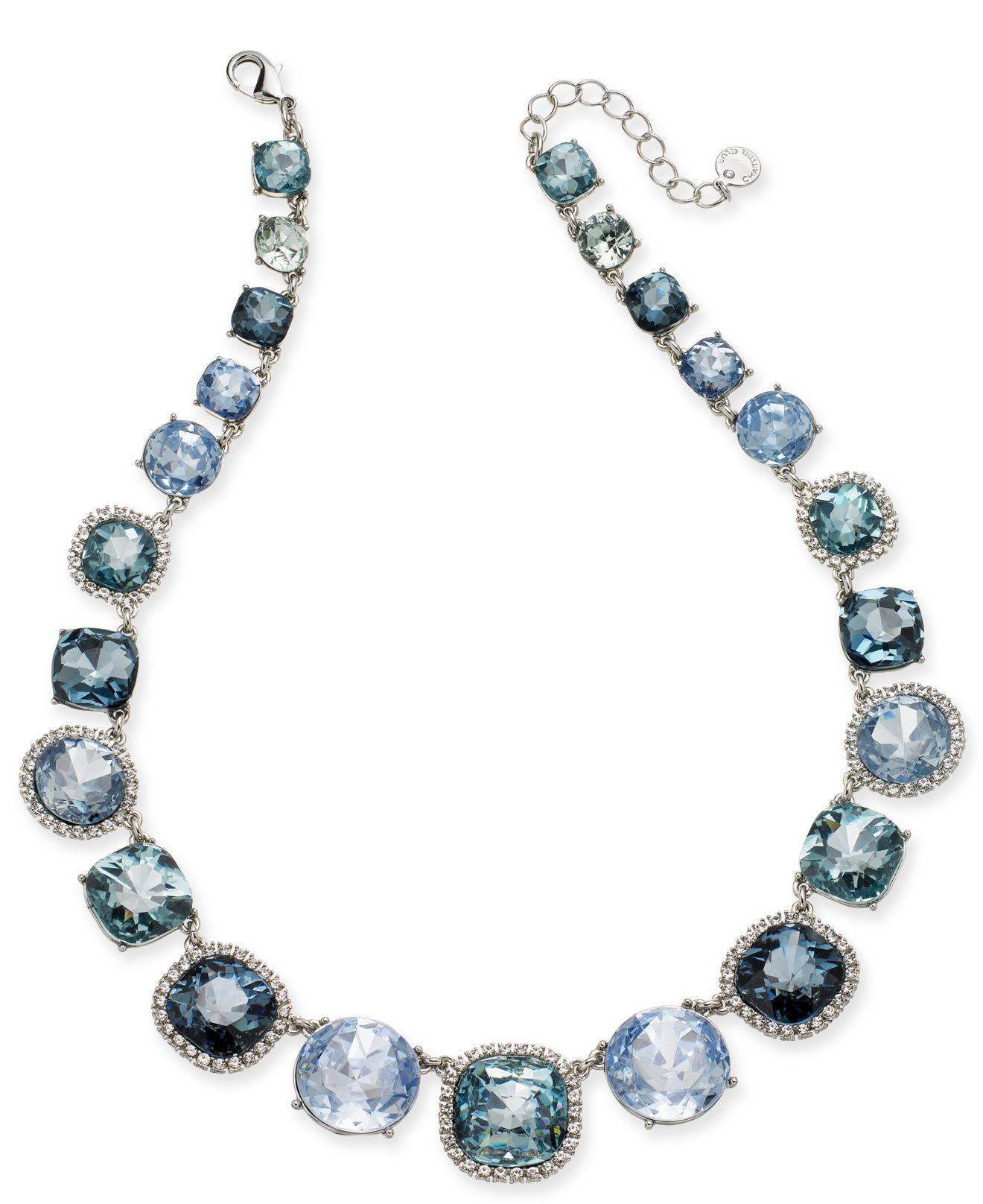 Lyst - Charter Club Silver-tone Stone And Crystal Necklace, 17-1/2