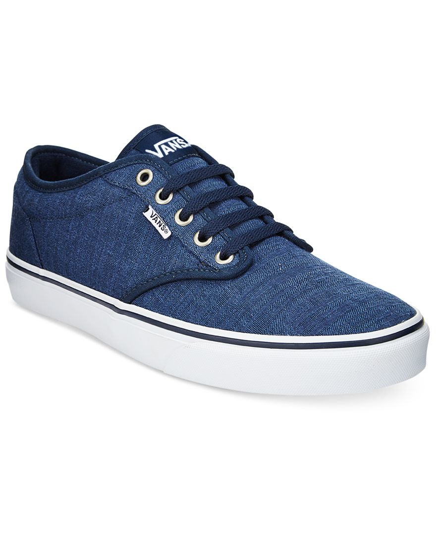 Vans Men's Atwood Low-top Sneakers in Blue for Men | Lyst