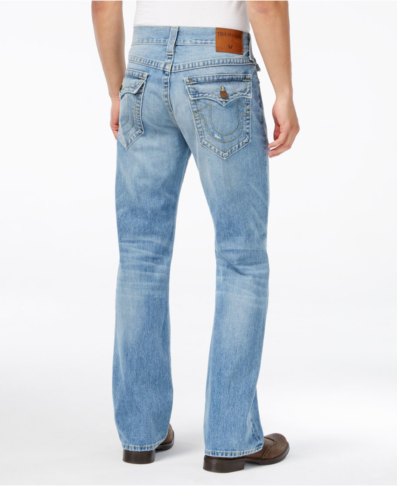 True religion Men's Old School Billy Bootcut Jeans in Blue for Men | Lyst