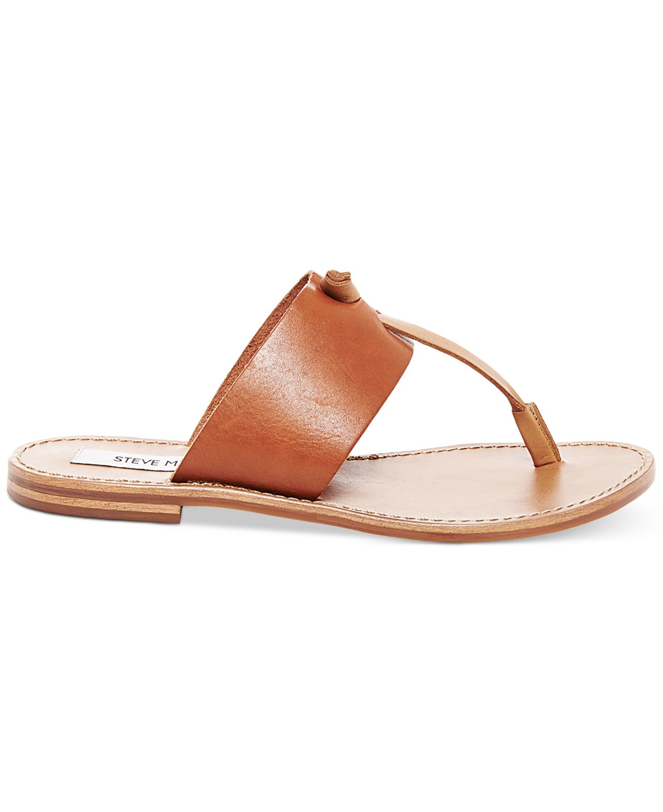 Lyst - Steve Madden Women's Olivia Flat Sandals in Brown