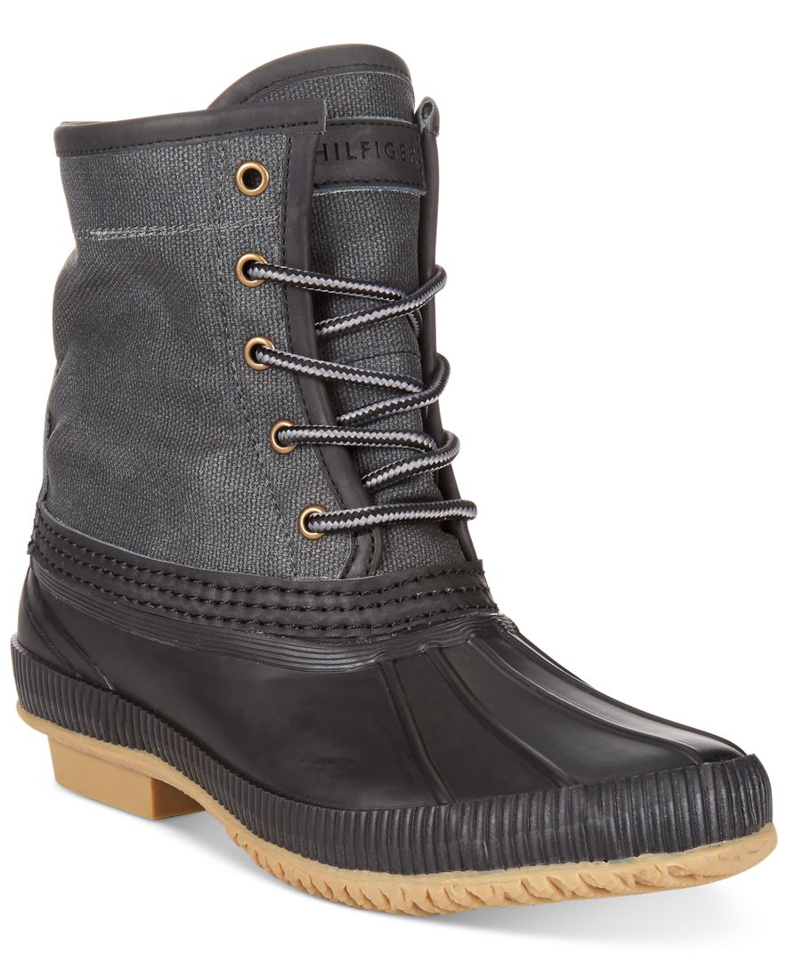 Tommy hilfiger Men&#39;s Collins Waterproof Duck Boots, Only At Macy&#39;s in Gray for Men | Lyst