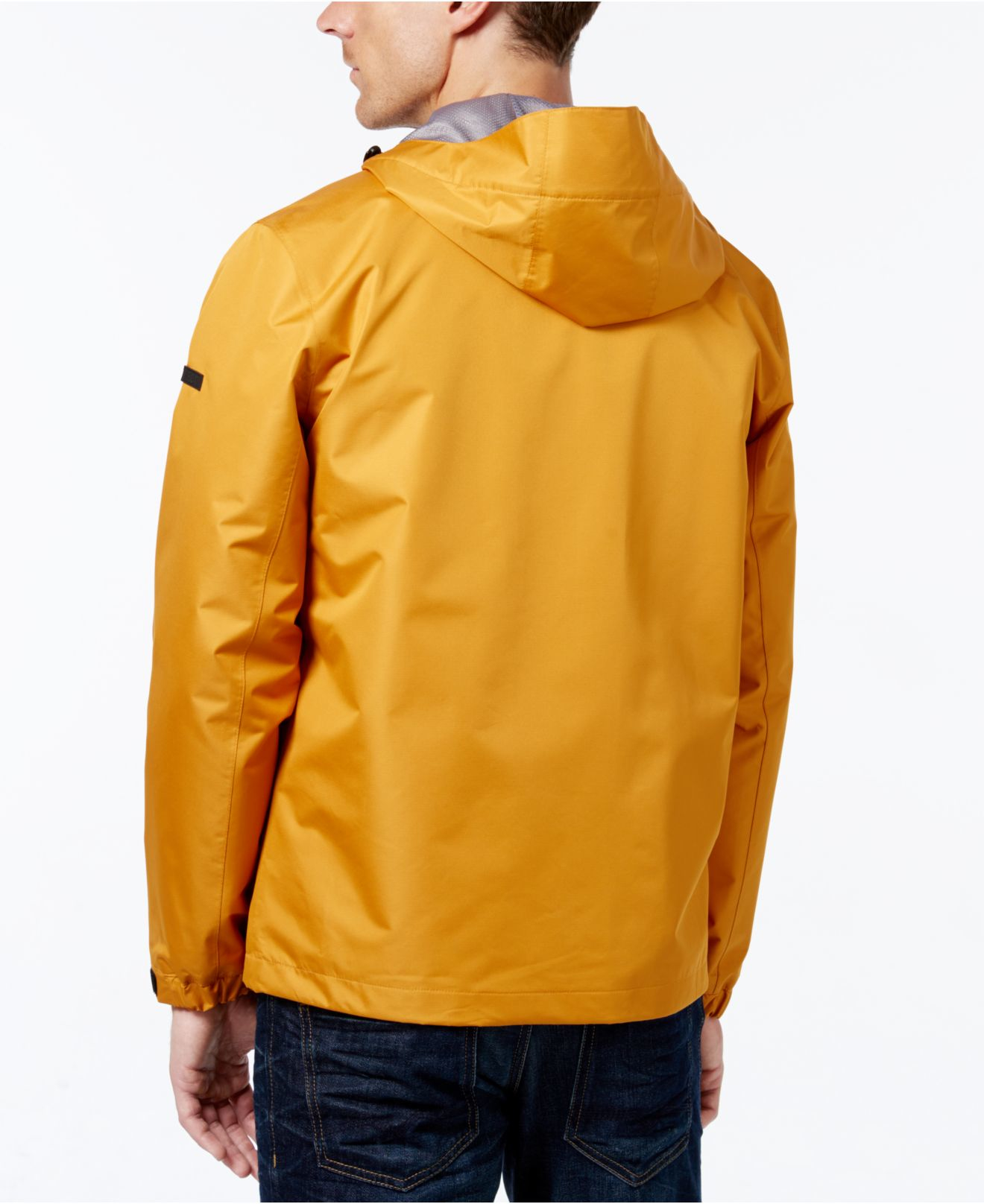 Lyst - London Fog Men's Hooded Raincoat in Orange for Men