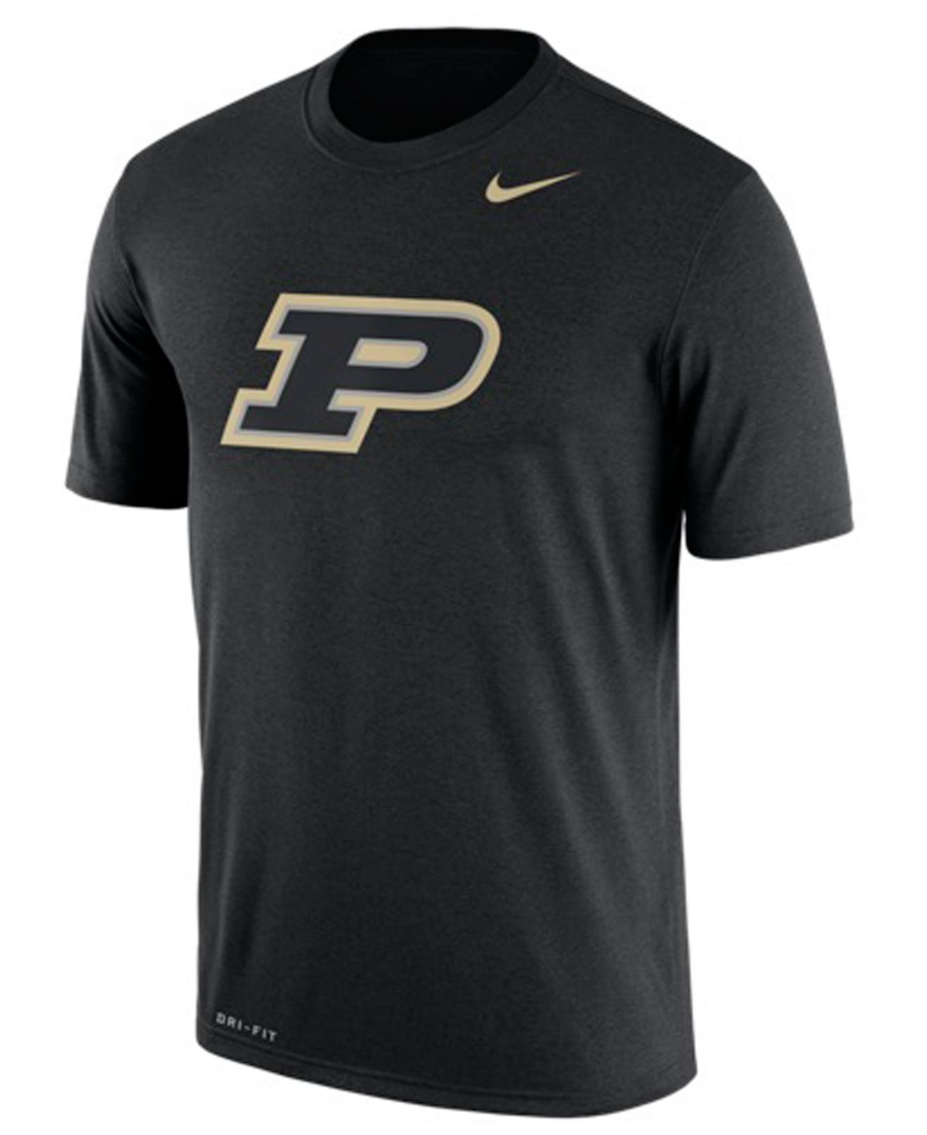 Nike Men's Purdue Boilermakers Legend Logo T-shirt in Black for Men | Lyst