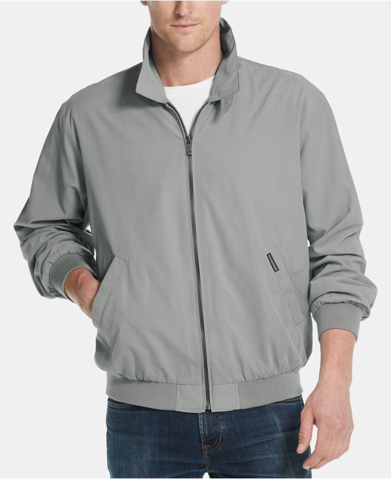 Weatherproof Jacket, Microfiber Bomber Jacket in Gray for Men Lyst