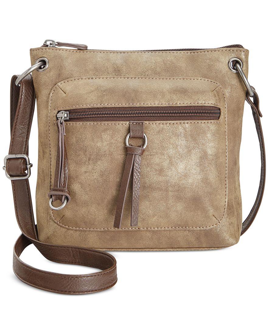 Style & co. Ayraan Crossbody, Only At Macy&#39;s in Natural | Lyst