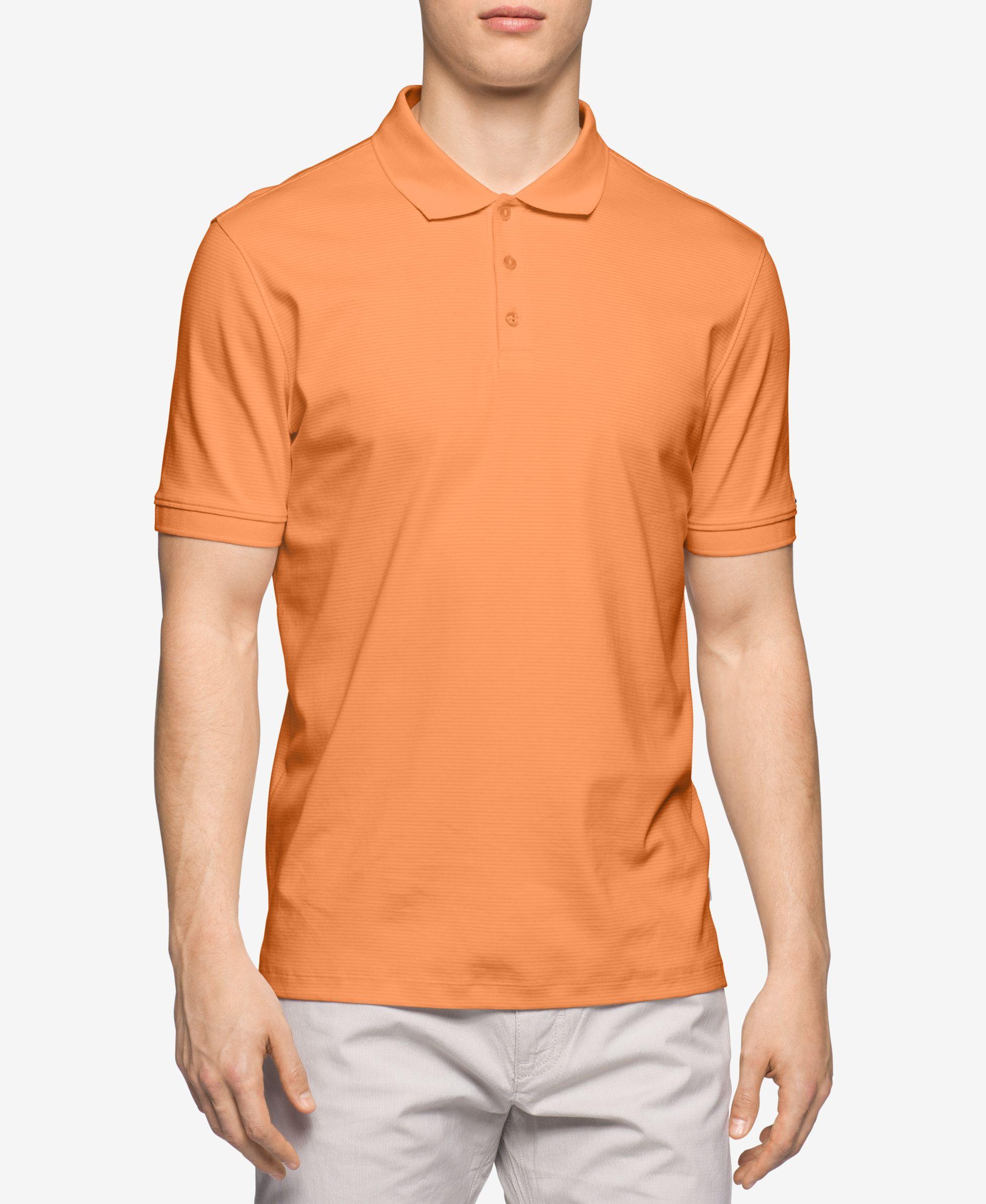 calvin klein liquid polo shirt