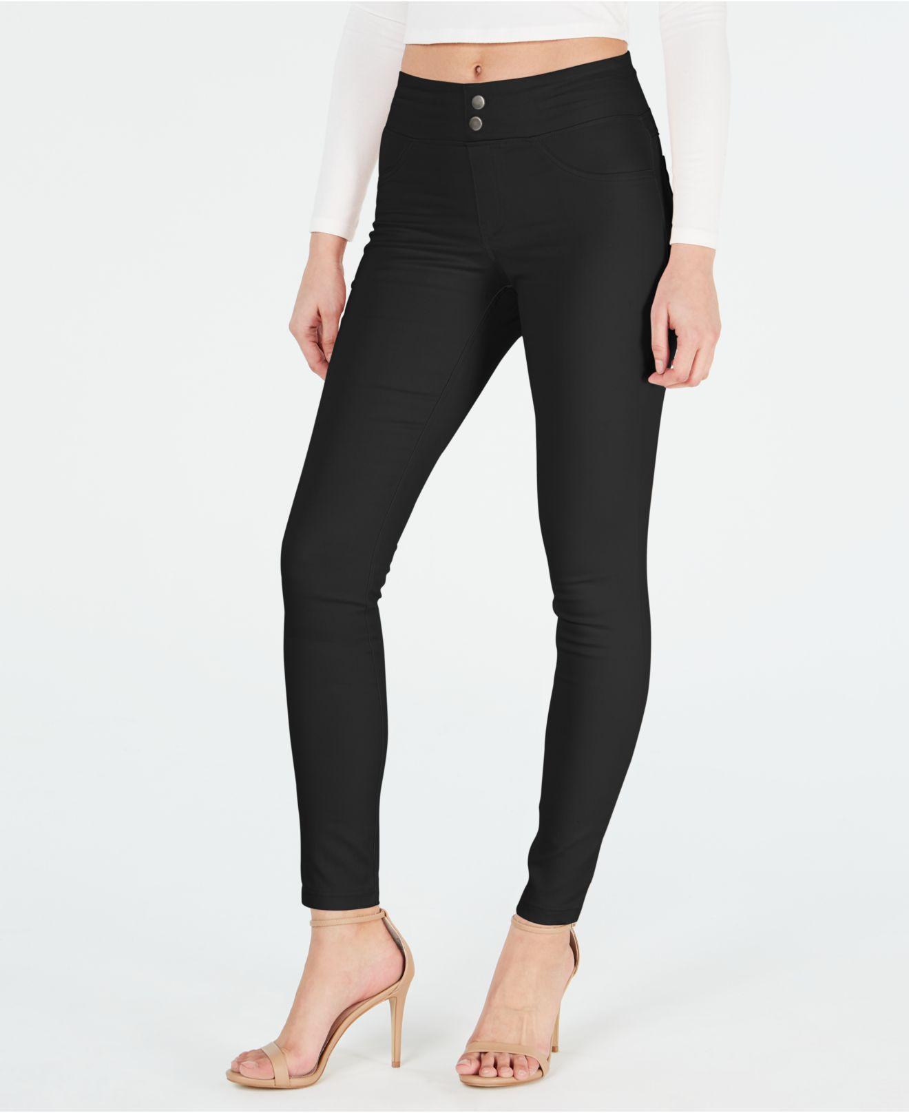 macys black leggings