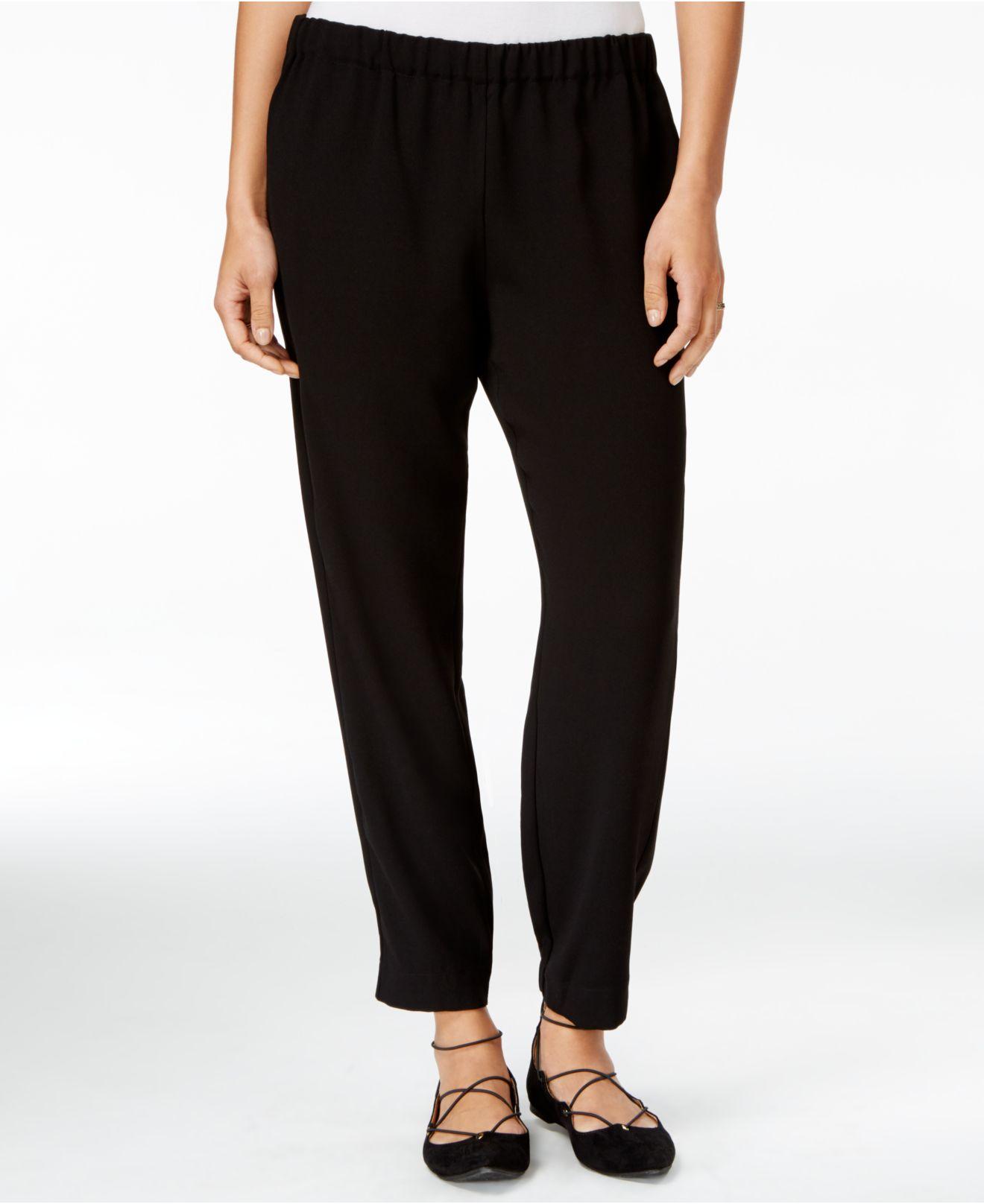 Rachel rachel roy Pull-on Pants in Black | Lyst