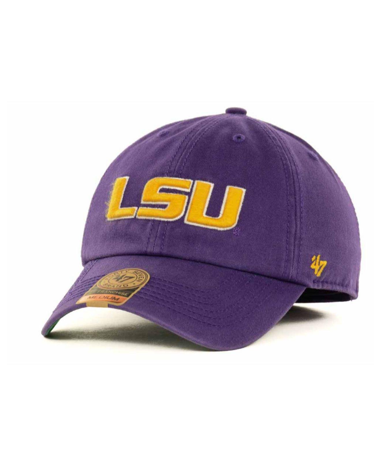 Lyst - 47 Brand Lsu Tigers Ncaa '47 Franchise Cap in Purple for Men