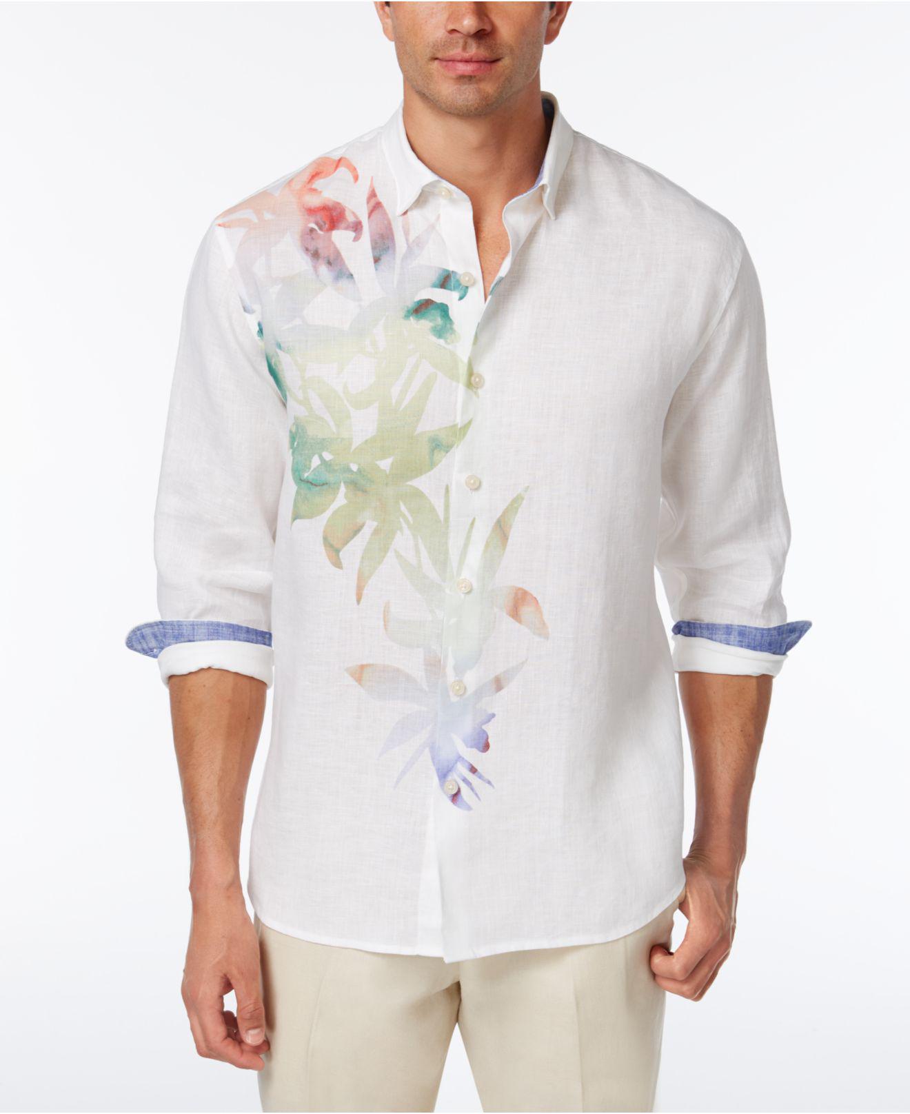 macys linen tops