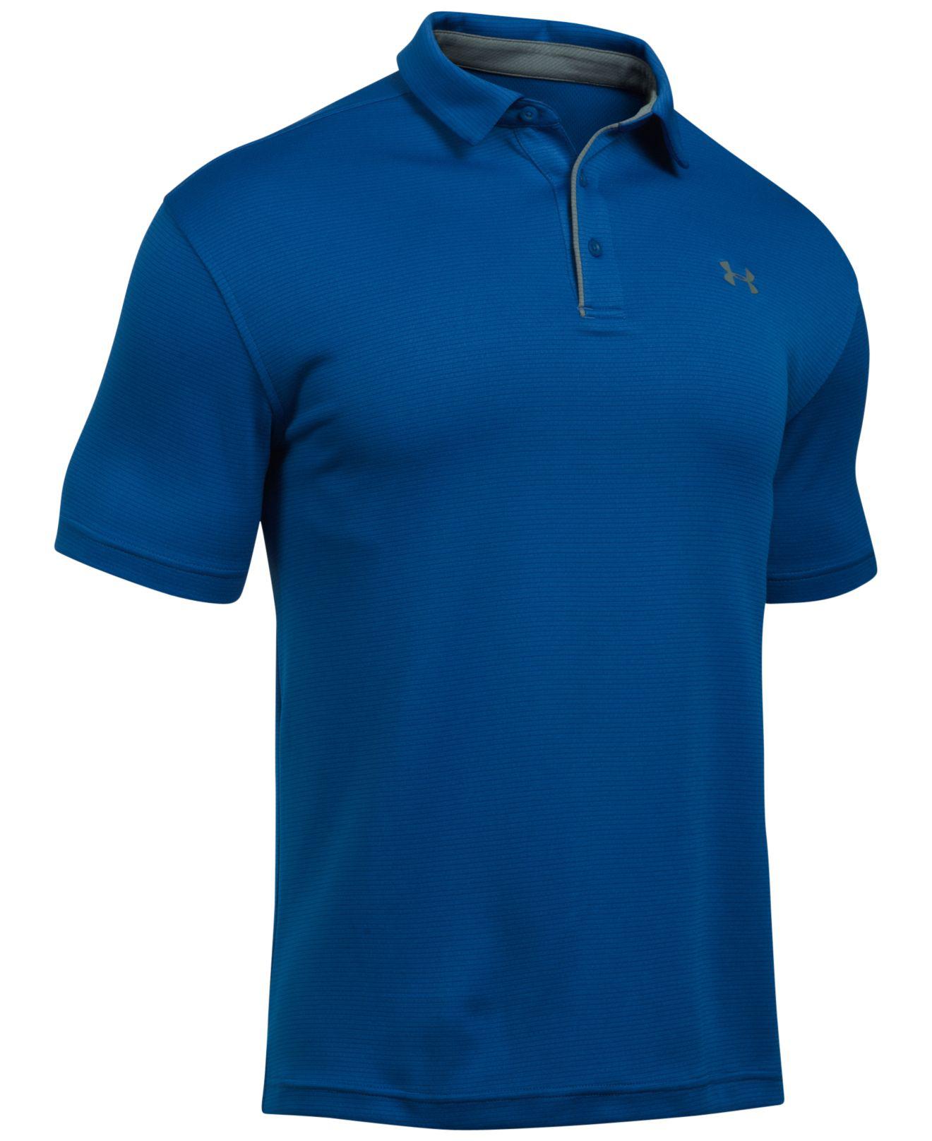 under armour tech stripe polo