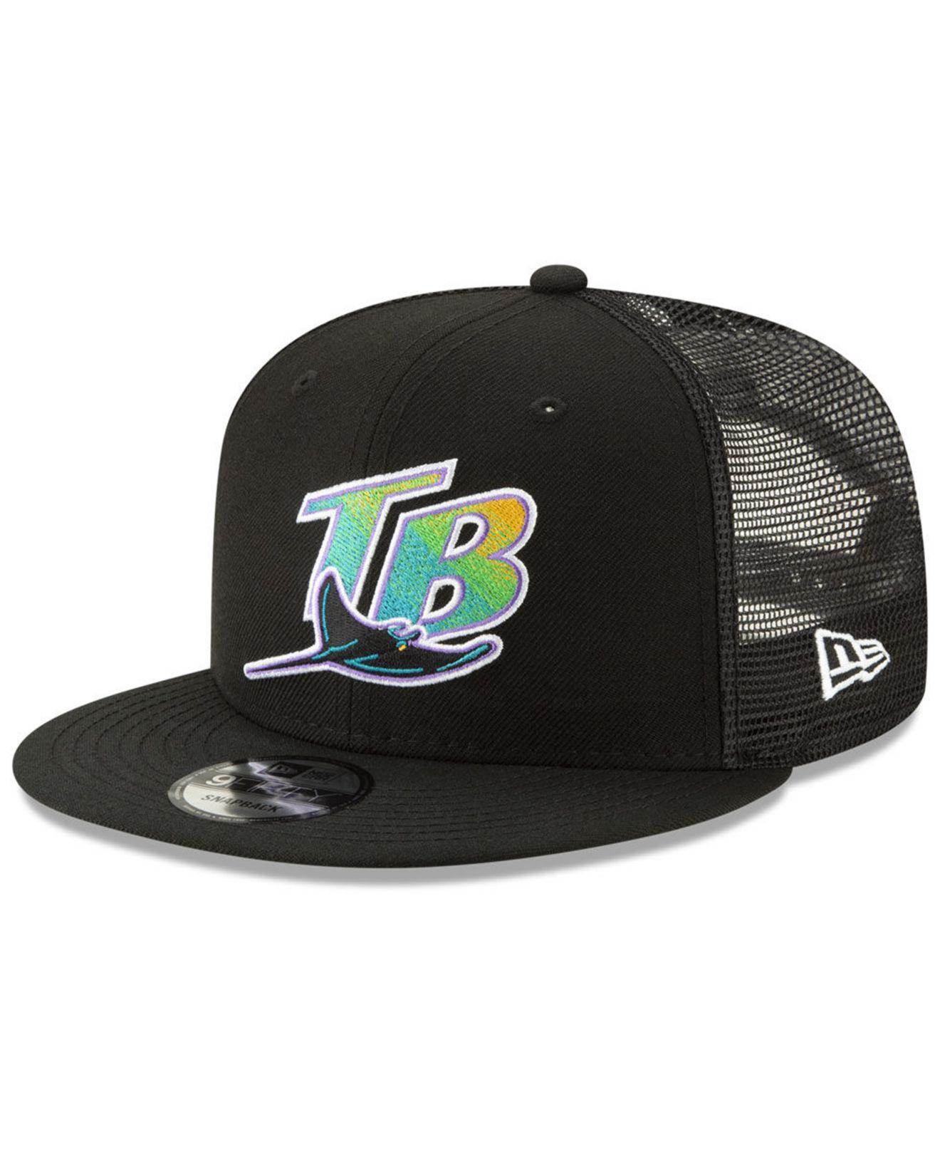 Lyst KTZ Tampa Bay Rays Coop All Day Mesh Back 9fifty Snapback Cap in