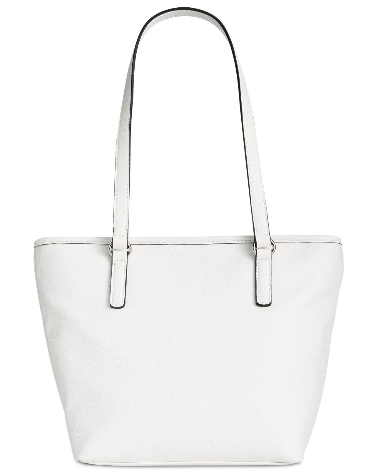 giani bernini white shoulder bag