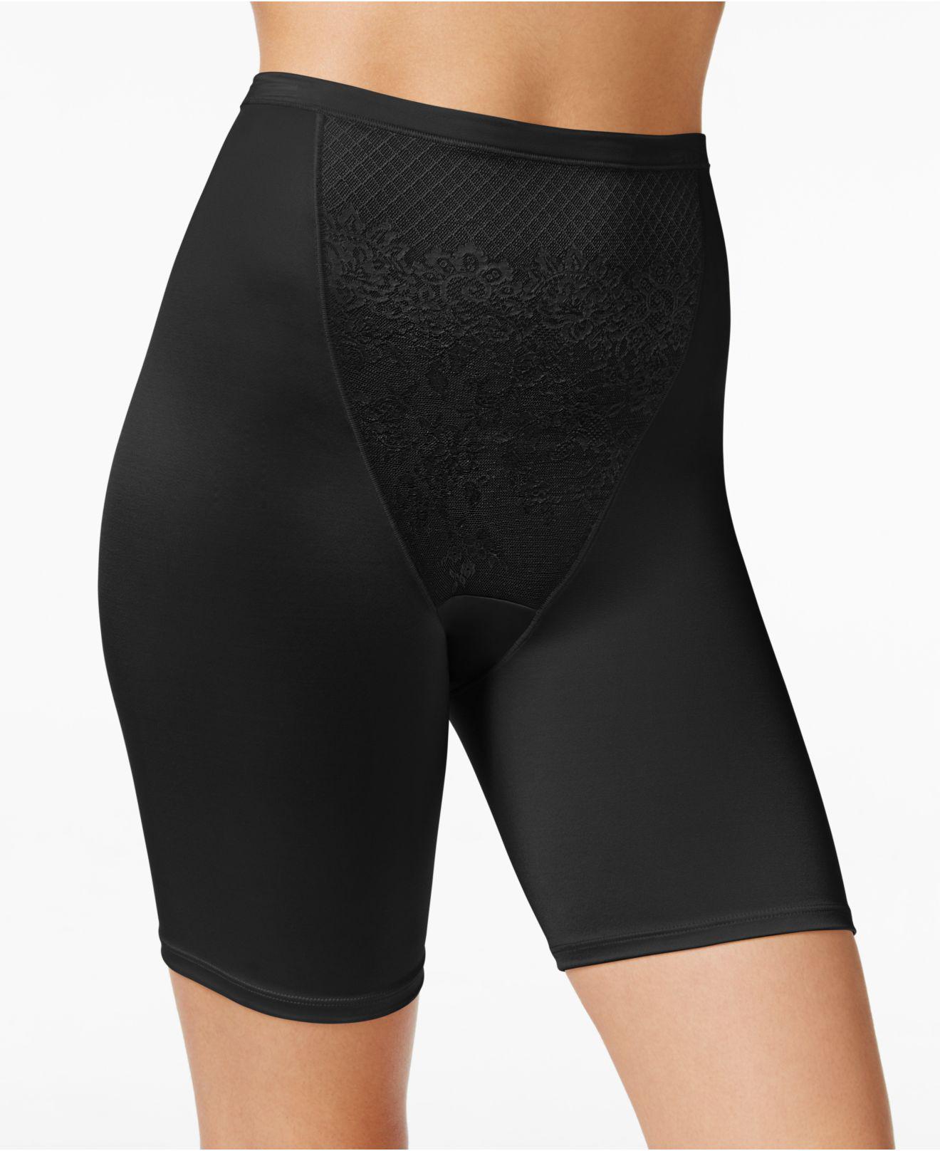 Lyst Vanity Fair Smoothing Comfort Lace Panel Slip Shorts 12290 In