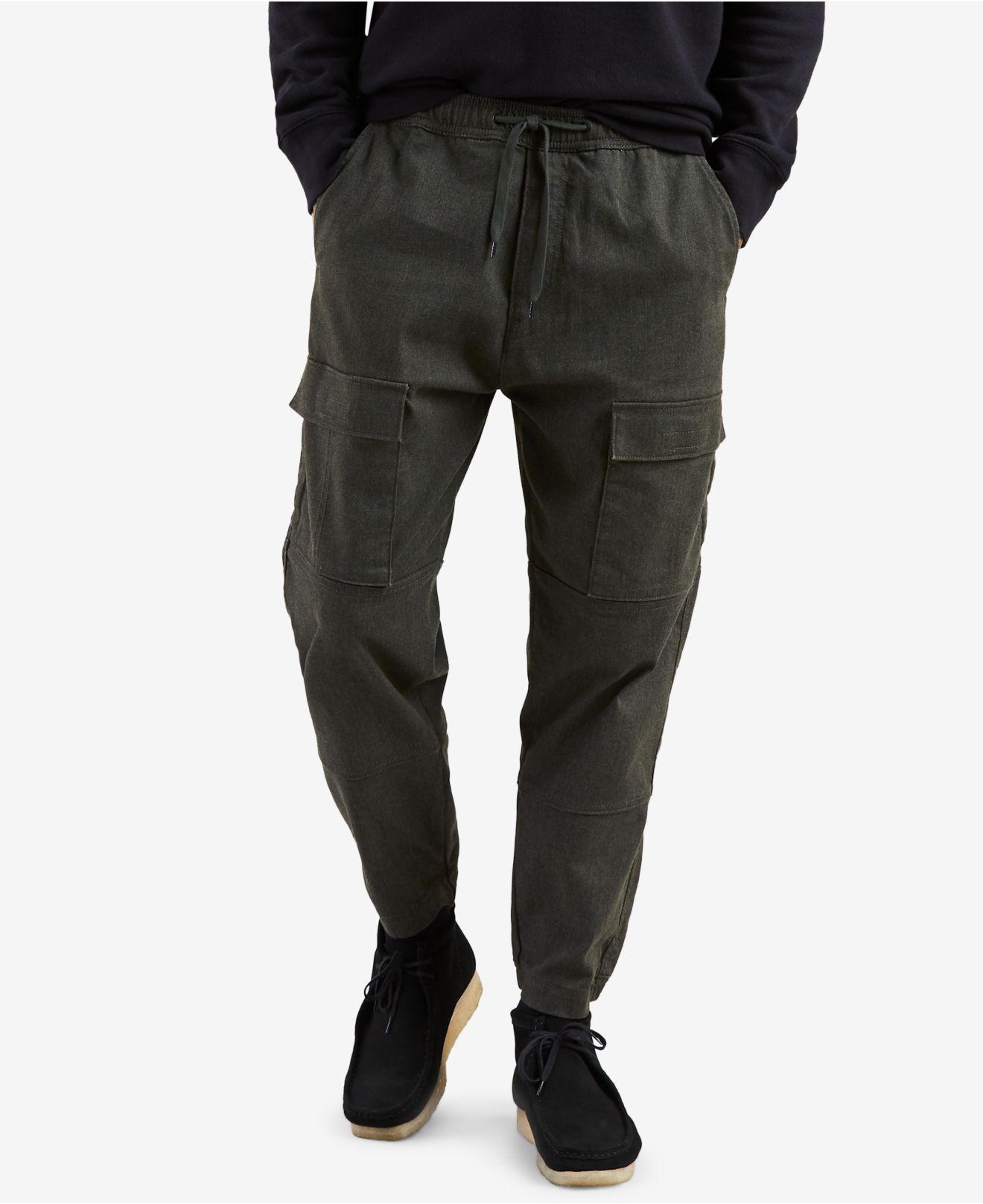 Lyst - Levi's Utility Essentials Stretch Cargo Joggers in Black for Men