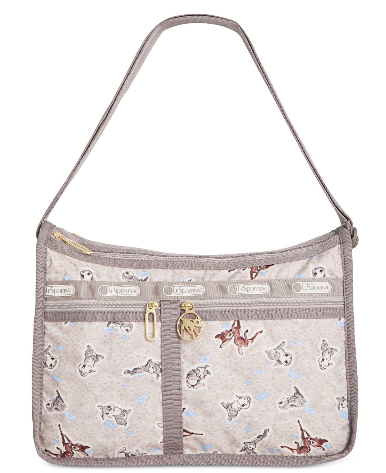 Lyst Lesportsac Bambi Collection Deluxe Everyday Bag In Gray