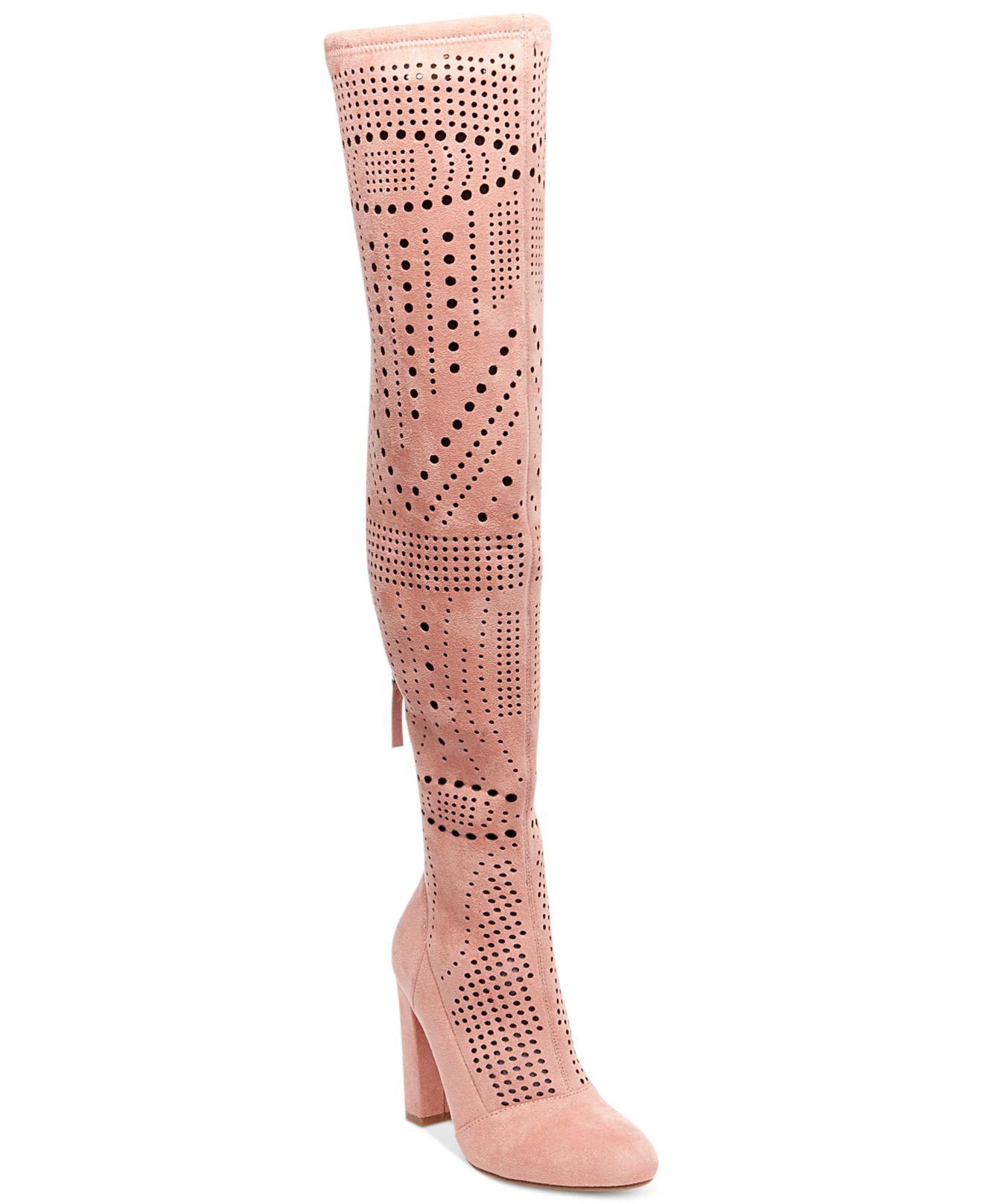 steve madden over the knee high heel boots
